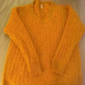 Mustard Popcorn Sweater